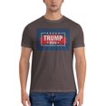 thumbnail image 4 of Yiaed Trump 2024 Take America Back Print Mens T-Shirt,Lightweight Cotton Tee, Crewneck T-Shirt For Men Basic Tee Shirt-5X-Large, 4 of 5