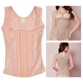 thumbnail image 4 of Women Waist Trainer, Multifunctional Row-buckle Design Nylon Open Bust Bodysuit  for Body Shaping Skin Color, 4 of 7