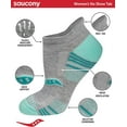 Saucony Women's Multipack Performance Heel Tab Athletic Socks Medium