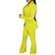 thumbnail image 3 of SAYOO Office Lady Traje de 2 piezas Slim Fit Color sólido Mujeres Blazer y conjunto de pantalones de trabajo para ropa casual Fiesta de negocios SAYOO  Moda, 3 of 8