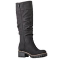 thumbnail image 3 of GLOBALWIN Women's Chunky Heel Black Knee High Riding Boots 8M, 3 of 7