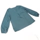 thumbnail image 4 of Camiseta holgada Nikou mujer color puro transpirable mangas largas cuello en V verde XL, 4 of 15