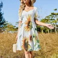 thumbnail image 4 of Sunflowers and Hummingbirds Sleeveless Dress Dress for girls luxury evening dress woman for wedding, 4 of 7