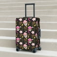 thumbnail image 5 of Yiaed Skull Daisy Print Travel Luggage Cover Suitcase Protector Fits 18-32 Inch Luggage Wheel Covers Patterned Elastic Luggage Anti-scratch（No luggage）-Medium, 5 of 5