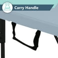 thumbnail image 5 of Peakform 4 Foot Rectangle Adjustable Height Fold-In-Half Table, Indoor/Outdoor Requisite, White (80920), 5 of 20