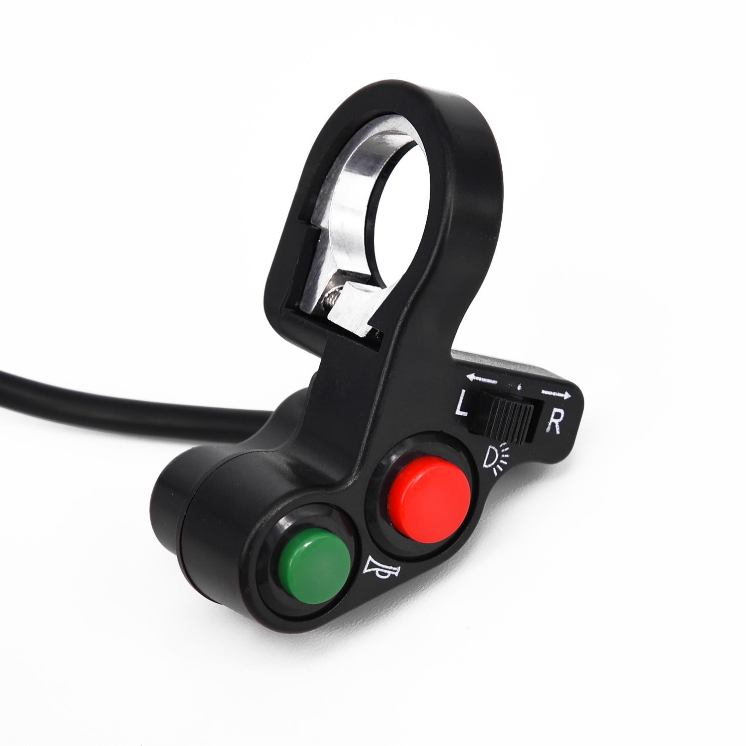 3in1 Motorcycle 7/8” Light/horn Light/turn Headbar E-bike Signal On-off Switch 