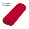 thumbnail image 2 of Franela de Algodon rollo de 25 mts X 50 cms ancho Poliester Color rojo, 2 of 5