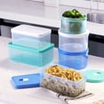 thumbnail image 4 of Casa Origin Microwavable Food Containers with Lid, 2 Pieces - Round (Mint), 4 of 10