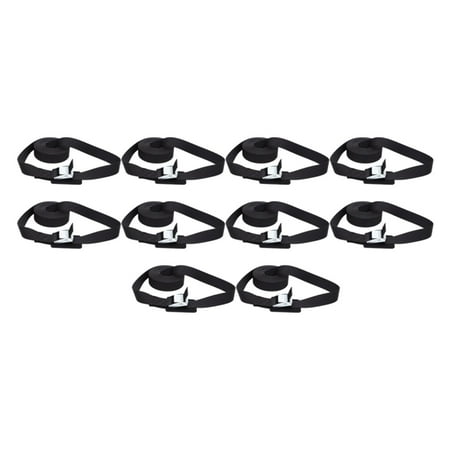 

simhoa 10Pcs Tie Down Straps Lashing Straps Lightweight Multipurpose 2.5cmx5M Fixing Strap Cargo Straps for Canoe Luggage Boat Cinch