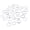 Silver, variant on Fashionable 28pcs Heart Waving Rings Collection Accessory for Modern Women