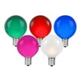 thumbnail image 2 of Novelty Lights 100 Feet Multicolored G40 Globe Outdoor Patio String Lights, Green Wire, 2 of 6