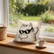 thumbnail image 4 of Cute Puss Patterns Cushion Cover Soft Throw Pillow Cover Removable And Washable Pillowcase For Sofa And Chair Ideal Choice For Summer Sofa And Bedroom Decor, 4 of 6