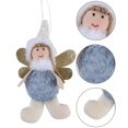 thumbnail image 3 of Decoración navideña, adornos colgantes para árbol de muñecas de ángel, manualidades navideñas, decoraciones de elfos, 3 of 5