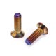 thumbnail image 4 of 6 uds tornillos de cabeza hexagonal para volante de coche de titanio quemado M5x15mm M5x20mm Universal Ndcxsfigh Accesorios para autos y motos, 4 of 9