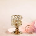 thumbnail image 3 of Candelabro hueco con soporte para velas, centro de mesa para cenas de boda Los 8x8x14cm, 3 of 7