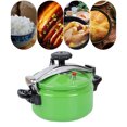 thumbnail image 2 of Olla a Presión Portátil Aleación de Aluminio Sopa Cocción de Arroz Olla de Cocción Lenta Calentador con Mango Anti-escaldado Camping Al Aire Libre Pic - Verde 3.5L SM SunniMix Olla a presión, 2 of 8