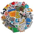 thumbnail image 1 of Parches termoadhesivos WILDREEDS Back to School, 32 unidades, para ropa, 1 of 6