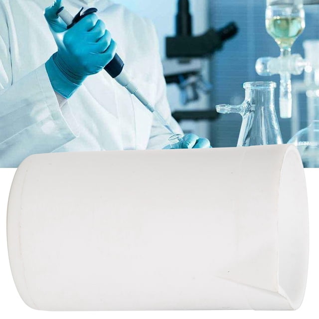 Vaso de PTFE de 30 ml, instrumento de enseñanza resistente a ácidos y álcalis para laboratorio bioquímico