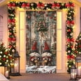 thumbnail image 6 of TanSiDing 3pcs Christmas Door Cover Santa Claus Holiday Decoration for Front Door Indoor Wall Party Festival Decor 35*71in, 6 of 6