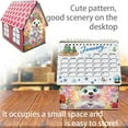 thumbnail image 4 of DIY Art Painting Multifunctional Storage Flip 2026 Calendar, 12-Month Calendar with Cabin Decoration for Pens & Notes, Decorative Home & Office, Compact Colorful Desktop C-alendar, 4 of 8