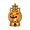 B004- Gold (Pumpkin Jack-O'-Lantern, Triangular Face), variant on Light Up Halloween Decorations, Halloween Pumpkin Decor, Indoor Halloween Night Light, Pumpkin Lantern, 5X3 Inch Portable Handheld Design, Features Classic Triangle Facial Cutouts