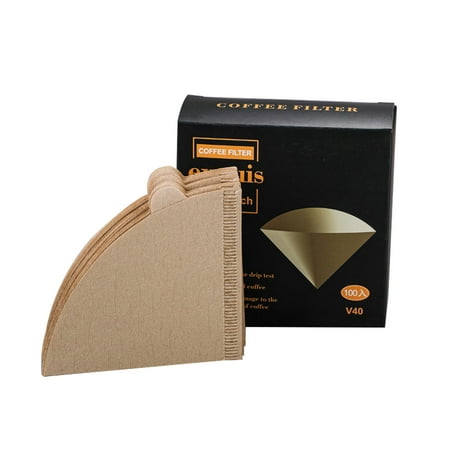 

Coffee Filters Unbleached | Pour Over Coffee Filter | 1-4 Cup Single-Use Cone Coffee Filter Brown Natural Paper No Blowout For Pour Over And Drip Coffee Maker 100 Count In 1 Pack