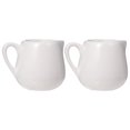 thumbnail image 1 of Tazas de cerámica para crema con asa para café - 2 piezas, 1 of 8