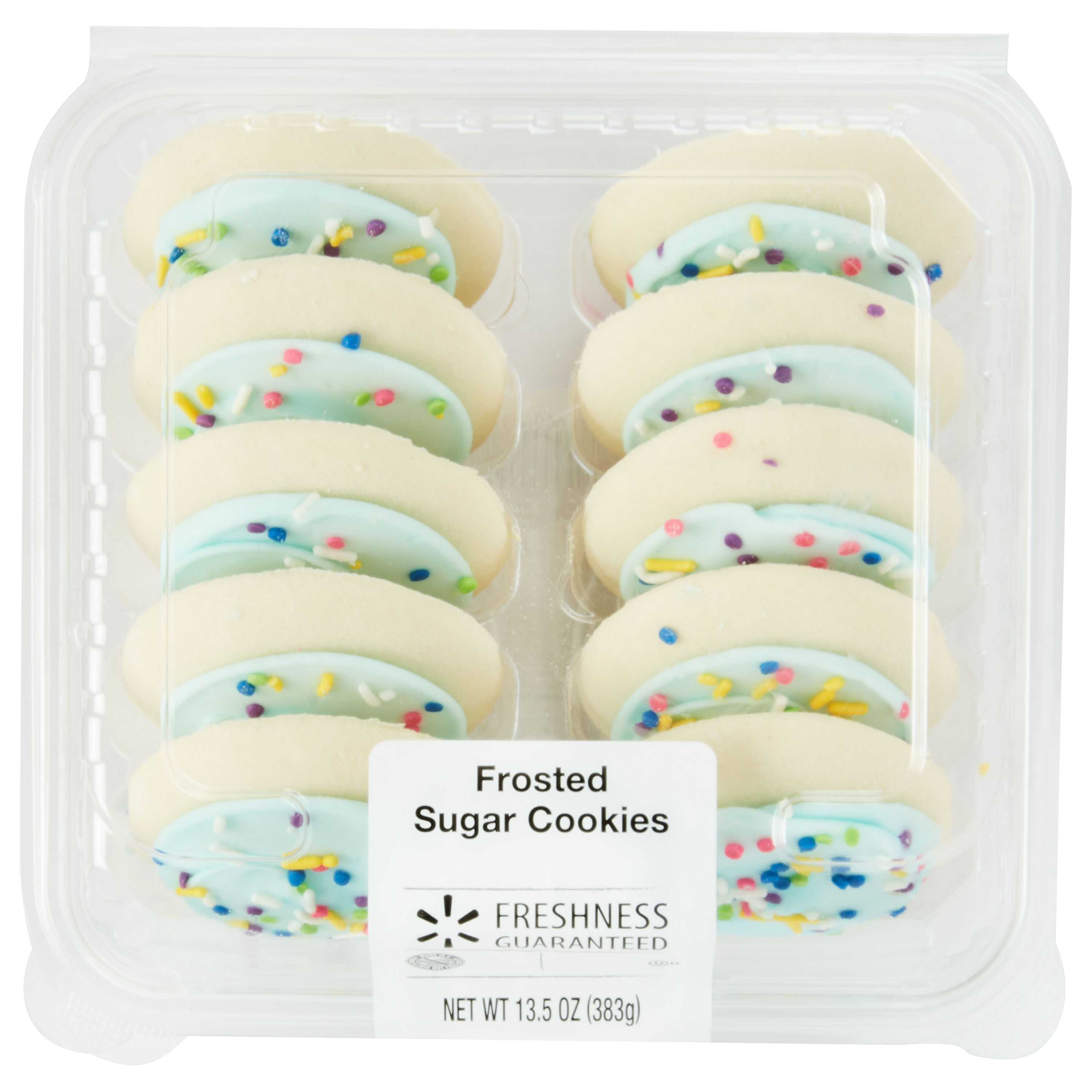 Freshness Guaranteed Frosted Sugar Cookies 13 5 Oz 10 Count
