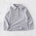 thumbnail image 2 of 12-18 Months Toddler Boys Long Sleeve Classic Oxford Dress Shirts Kids Casual Button Collared Shirt for 12 18 24 Months 2T 3T 4T 5T 6T 7T Toddler Kids Fall Winter Clothes Tops, 2 of 4