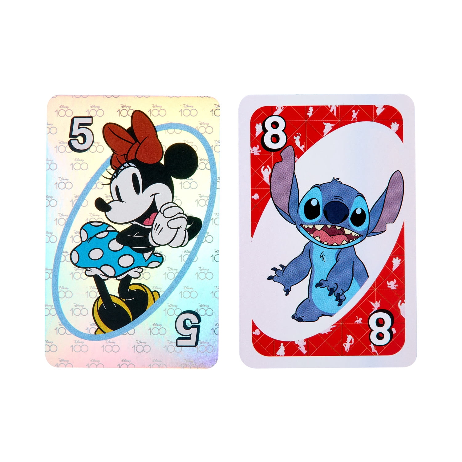 UNO® Disney 100 Card Game in Storage & Travel Tin for Kids & Family Night, Features Disney Characters and Collectible Foil Card