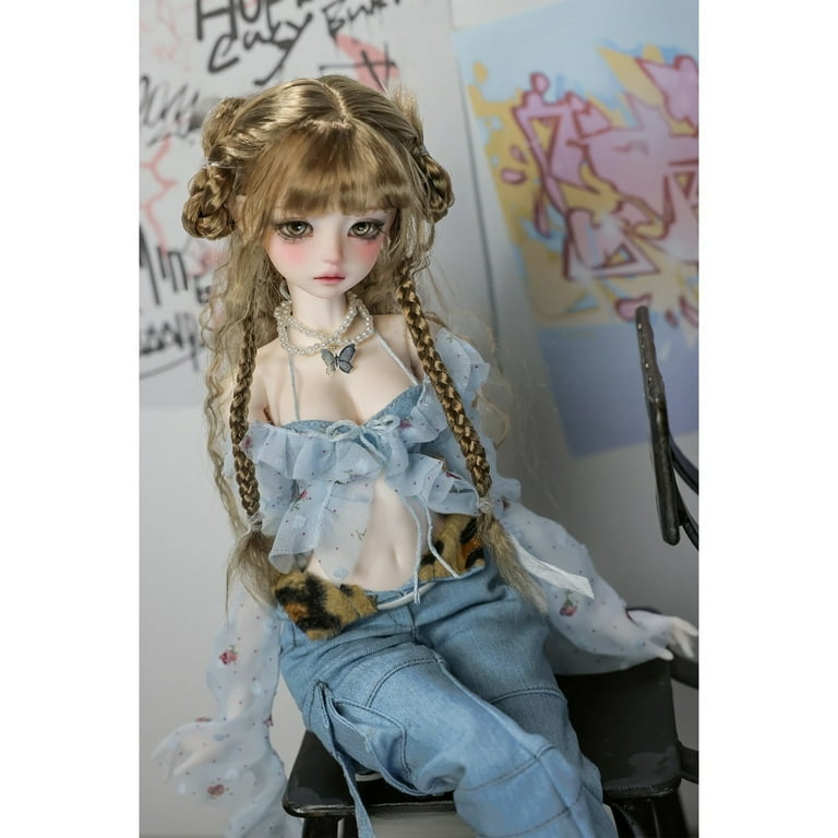 1/4 BJD Doll Kikyou D FullSet Y2K Street Fashion Busty Body