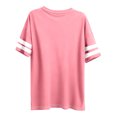 thumbnail image 5 of YgkuHd Women's Plus Size Round Neck Short Sleeved Spring/Summer Basic Shirt T-Shirt Top, 5 of 5