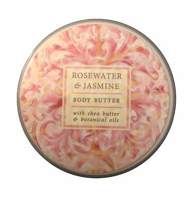 Greenwich Bay ROSEWATER & JASMINE Body Butter with Shea Butter, 8 oz