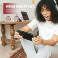 thumbnail image 4 of Raindrops Handheld Game Console Bag 1Set Red PU Gamepad Storage For Travel, 4 of 7