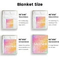 thumbnail image 5 of Custom Blanket with Name for Adults Kids Personalized Blanket and Throw Customized Flannel Name Blanket Personalized (Style-2, 30x40), 5 of 6