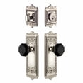 thumbnail image 4 of Grandeur Windsor Plate Single Cylinder Knob Combo Pack with Lyon Knob and matching Deadbolt, 4 of 6