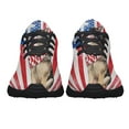 thumbnail image 5 of Patriotic German Shepherd ChriStan Cross American flag Shoes Sneakers Black Size 11.5, 5 of 7