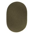 thumbnail image 1 of Rhody Rug S129R084X108 Solid 7x9 Wool Rug Dk. Sage, 1 of 1
