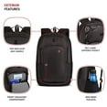 thumbnail image 4 of Swissgear 18.5" Laptop Backpack - Charcoal, 4 of 5