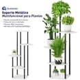 thumbnail image 4 of Soporte para Plantas Bluelander, Estante de 5 Niveles, Blanco/Negro, 4 of 5