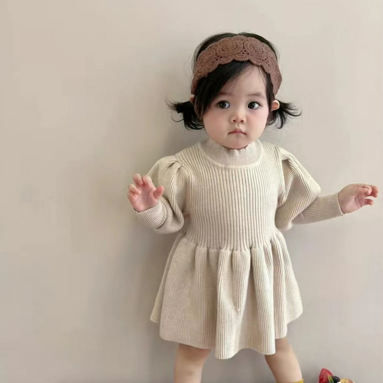 infant cream sweater dress Baby Cream And Sugar Baby Shimmer Sweater Dress by Janie and Jack
