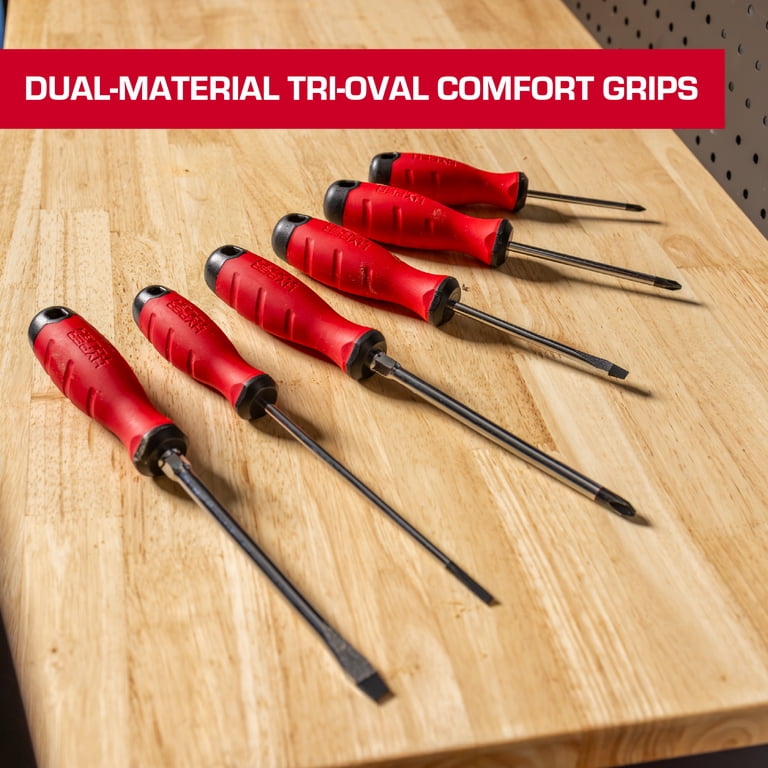 Hyper Tough 23-piece Screwdriver Set with Dual Material Tri-Oval