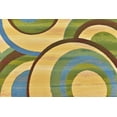thumbnail image 5 of Unique Loom Outdoor Modern Collection Area Rug - Babbling (8' Round Beige/Blue), 5 of 9