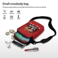 thumbnail image 7 of HELLHERO Lightweight Crossbody Bag Men, Women Flame Wolf Polyester Daily Use 4.33"x1.97"x7.09" Adjustable Strap, 7 of 7