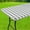 Grey and White, variant on Rectangle Picnic Table Cloth, Elastic Waterproof Fitted Vinyl Tablecloth for 6 FT Tables, Flannel Backed Buffalo Plaid Table Covers for Dining, Camping, Outdoor (Black and White, 30" x 72")