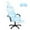 Sky Blue【With Footrest】, variant on Soontrans Gaming Chair with Massage, High Back Computer Gamer Chair for Adults and s, Ergonomic Game Chair with Adjustable Headrest and Lumbar Support (White)