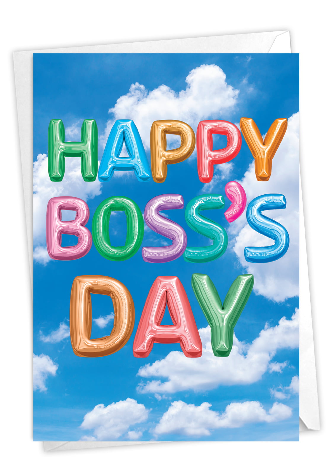 Happy Boss's Day Greeting Card Notecard for Boss, Manager, Mentor