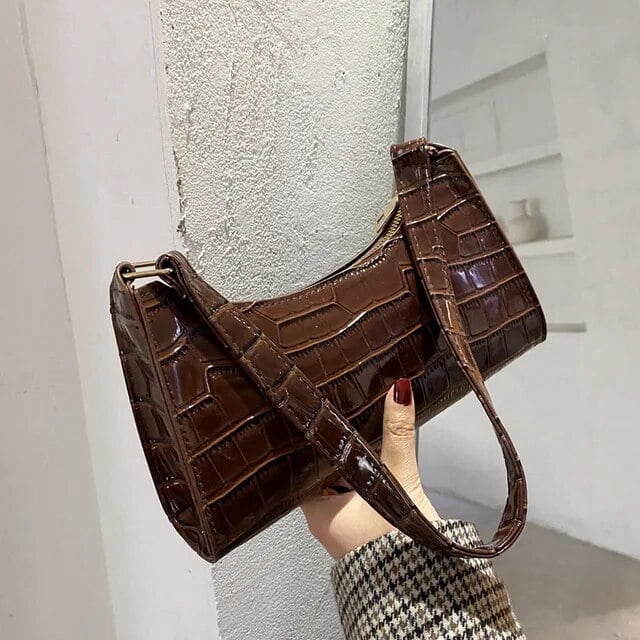 LHSHID Women's Tote Shoulder Bag Fashion Exquisite Shopping Bag Retro Casual Female Leather Solid Color Chain Handbag for Women 2022