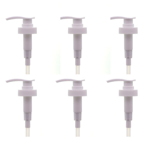 6 Pack Dispensing Pump for Gallon Jugs Ribbed 38mm 38400 0.14 oz. (4cc