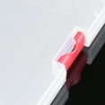 thumbnail image 3 of BESTYASH 1Pcs Red PP File Storage Box for Home 11.8x9x0.8in, 3 of 8